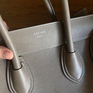 Celine Luggage Metal Fittings Tote Bag Leather